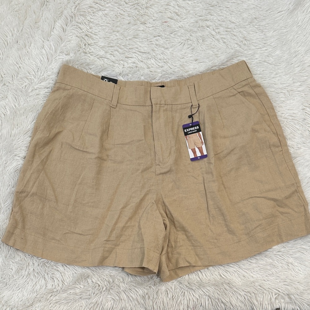 🏈 NWT Express Linen Shorts
